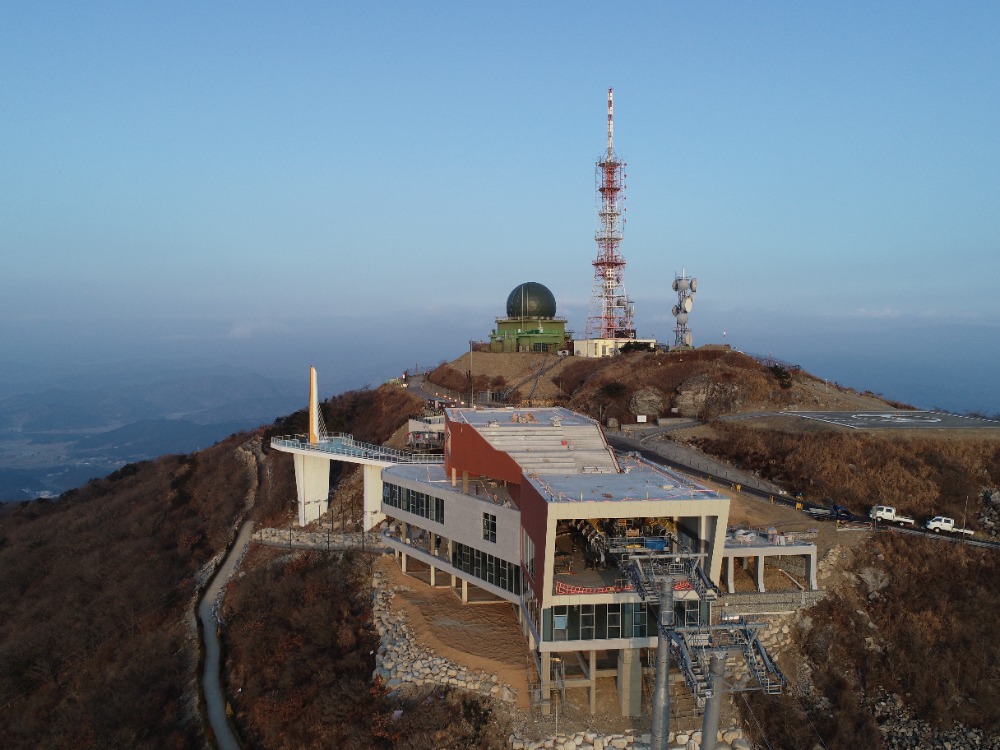 하동금오산케이블카 (상부승강장)01월 현장 전경사진.JPG